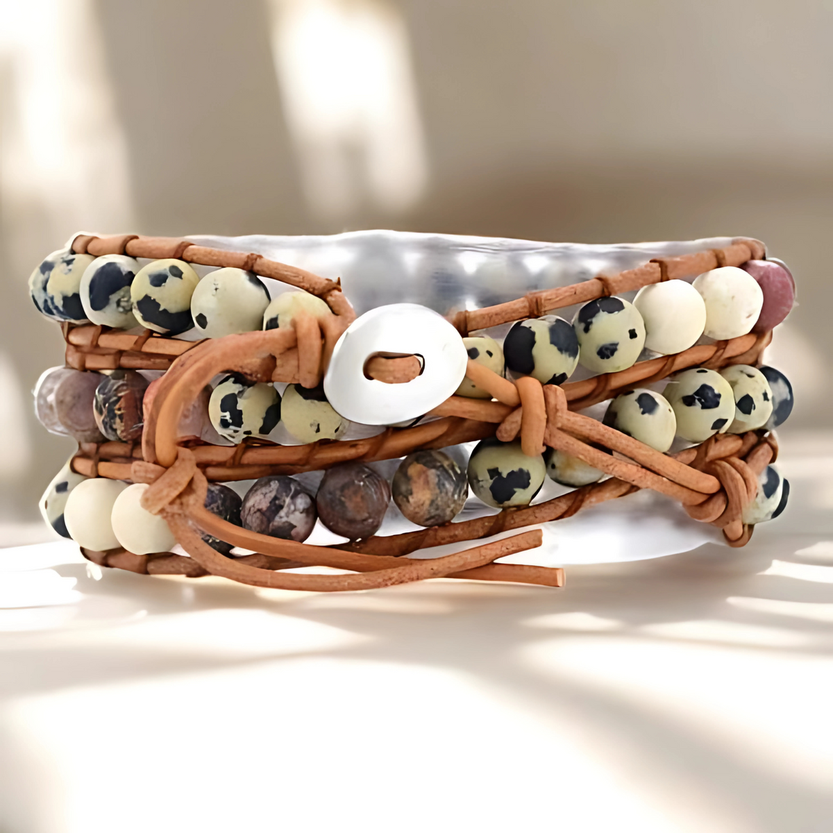 Natural Harmony Wrap Bracelet