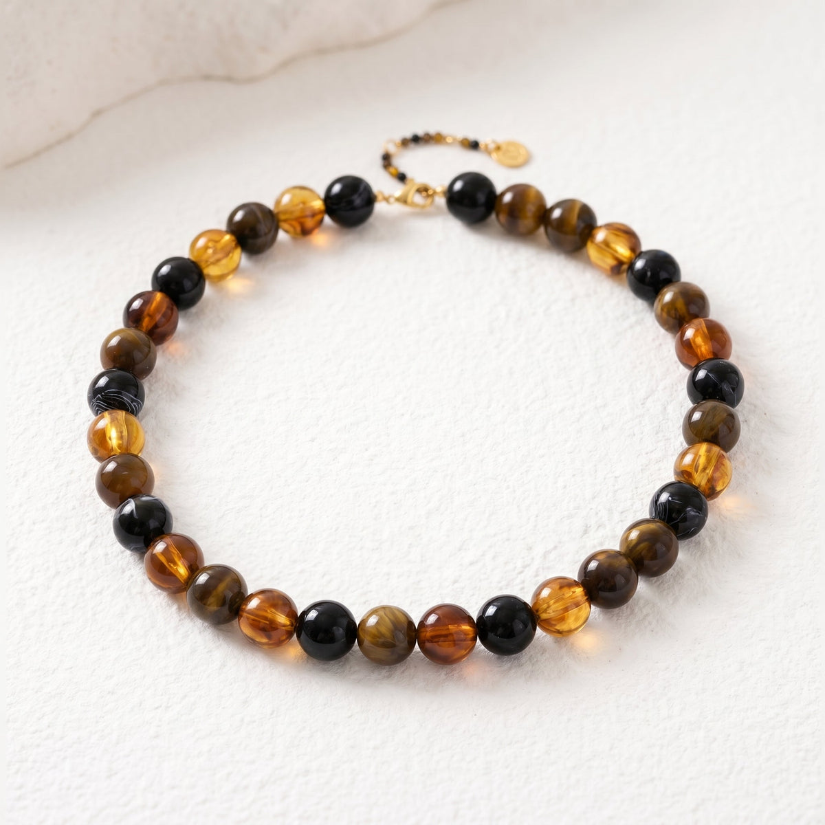 Chunky Red Beaded Necklace