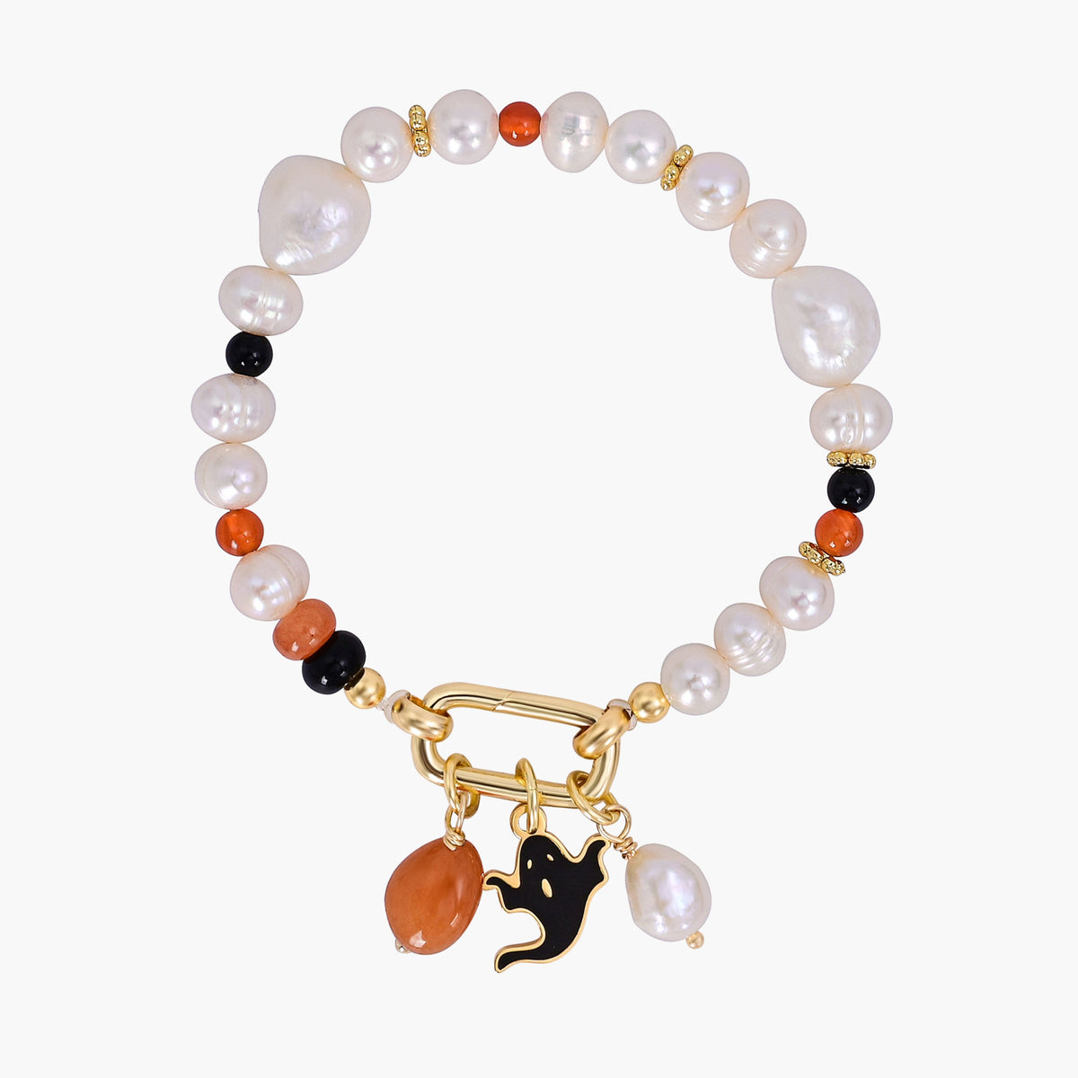 Enchanted Pearl Halloween Bracelet