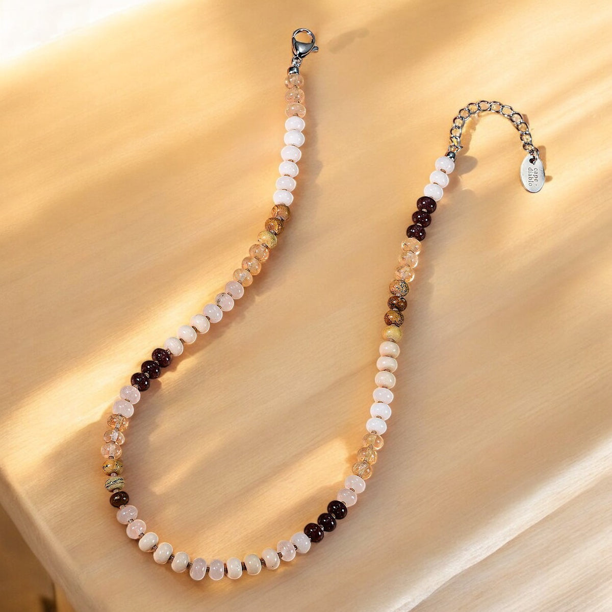 Golden Sand Stone Necklace