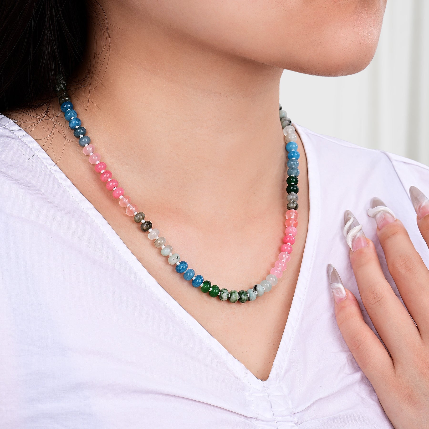 Pastel Dream Stone Necklace