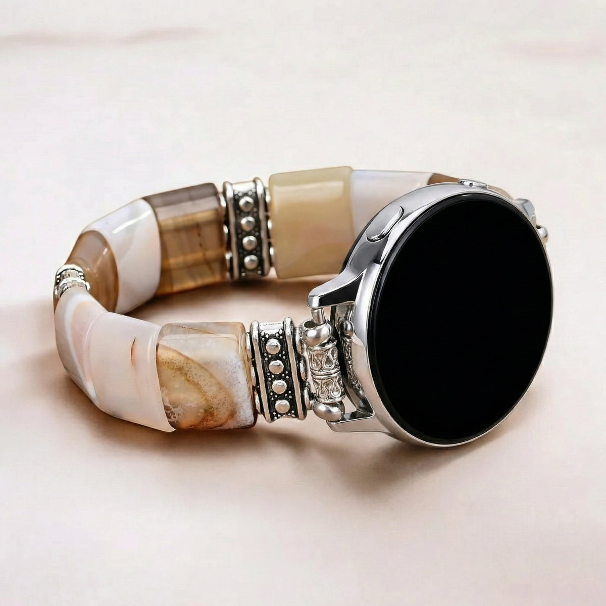 Sacred Sands Agate Stretch Samsung Galaxy Watch Strap