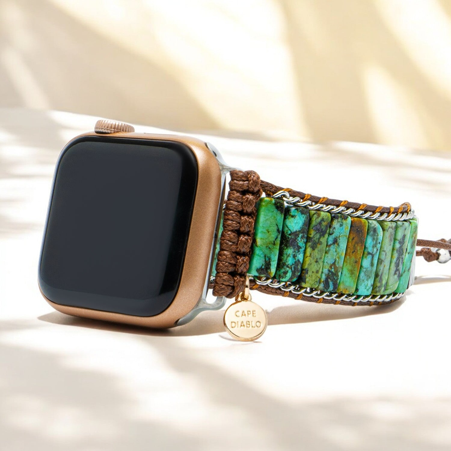 Men's African Turquoise Apple Watch Strap