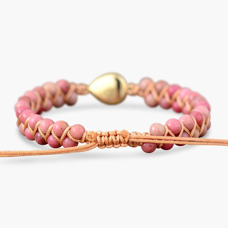 Healing Rhodonite & Jasper Bracelet - Cape Diablo
