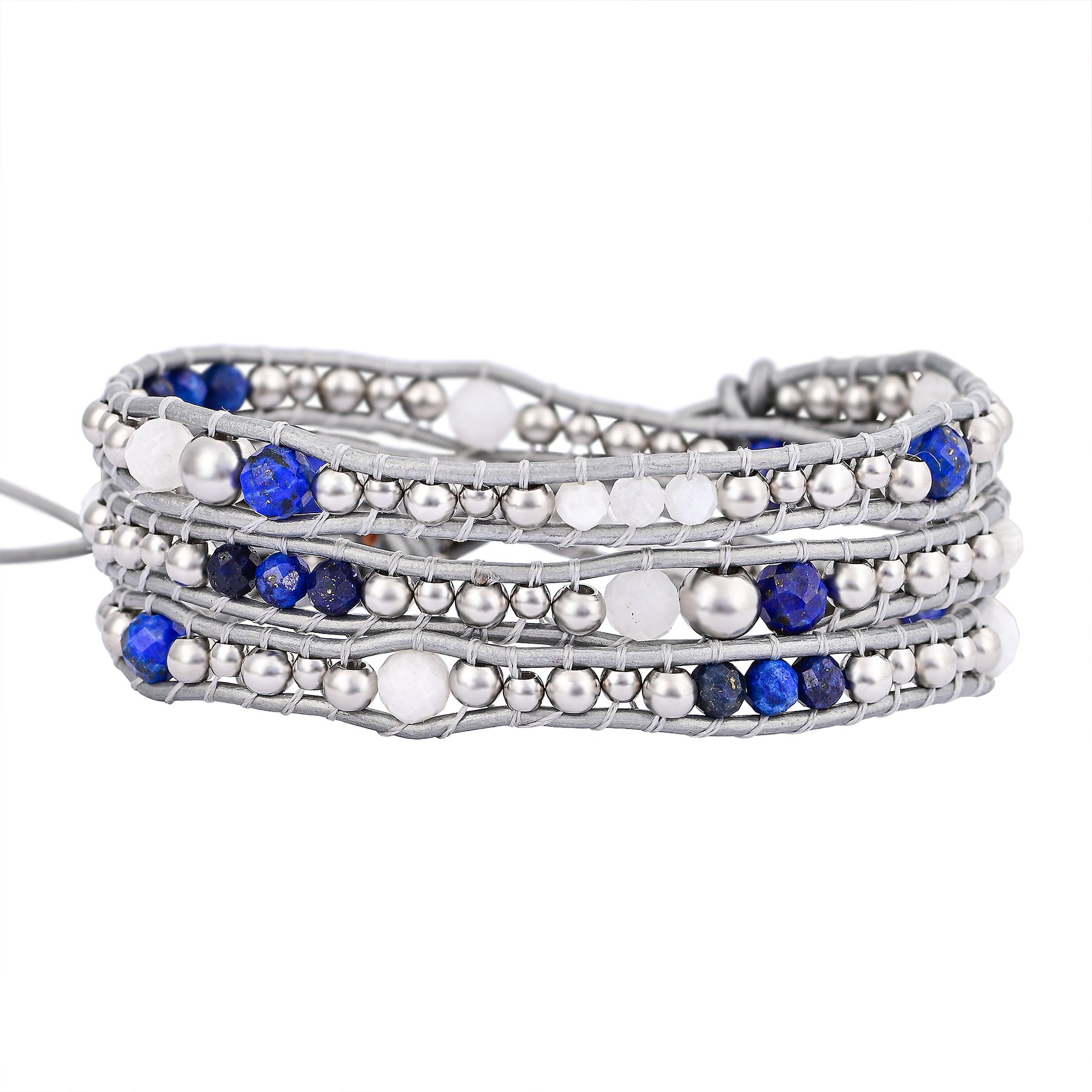 Celestial Lapis Protection Wrap Bracelet