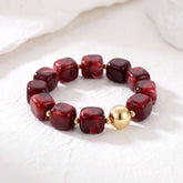 Scarlet Eclipse Chunky Bracelet