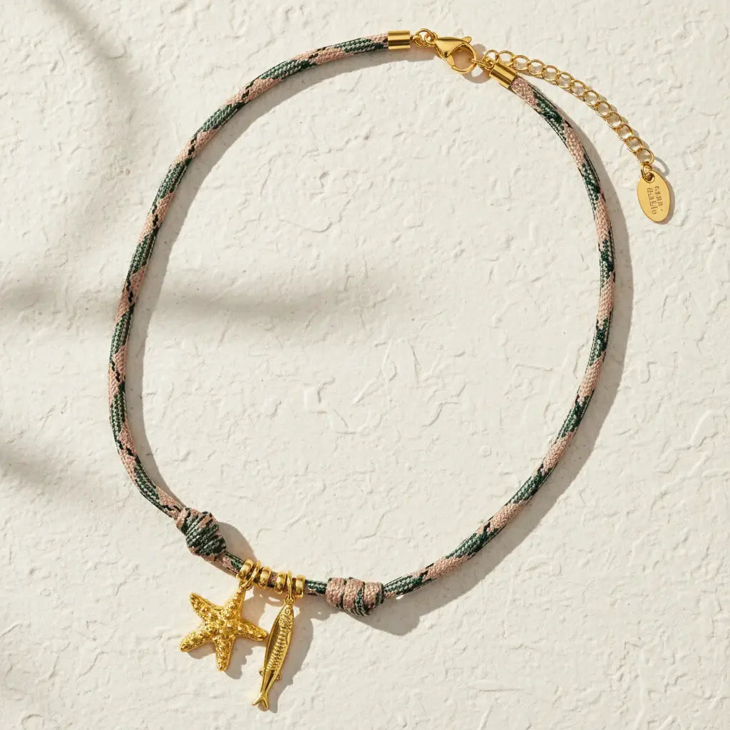 Coastal Starfish Charm Necklace
