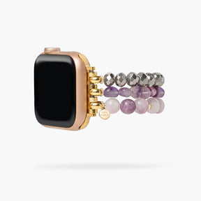 Lepidolite Glow Apple Watch Strap