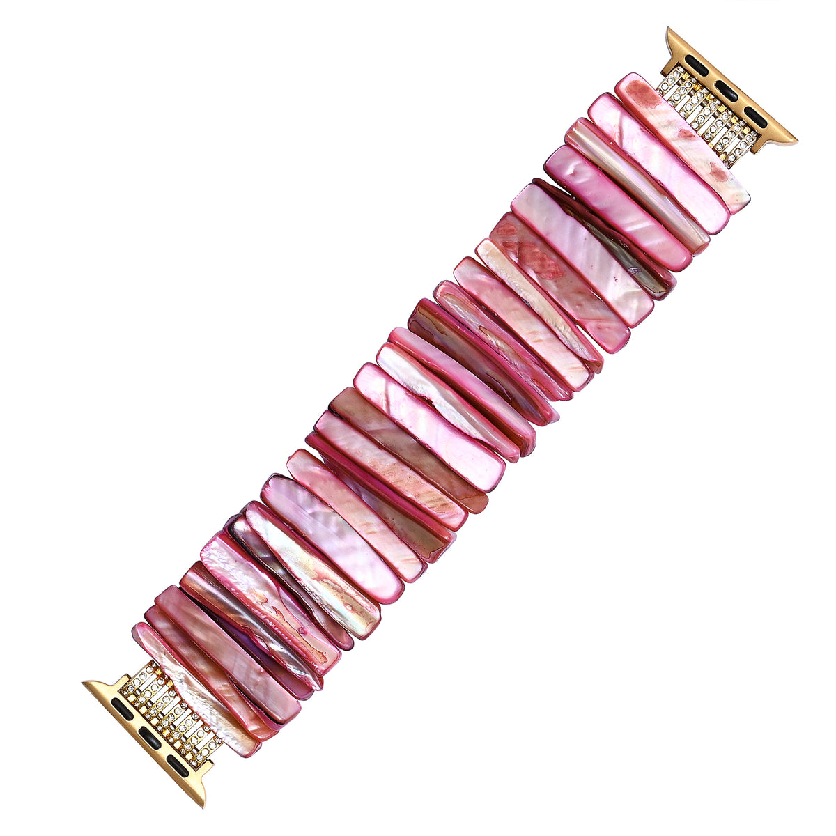 Imperial Orchid Shell Stretch Apple Watch Strap