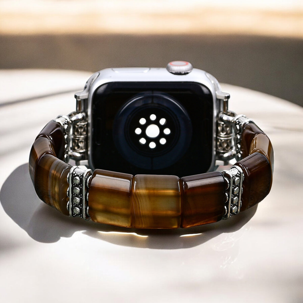 Ethereal Dune Agate Stretch Apple Watch Strap