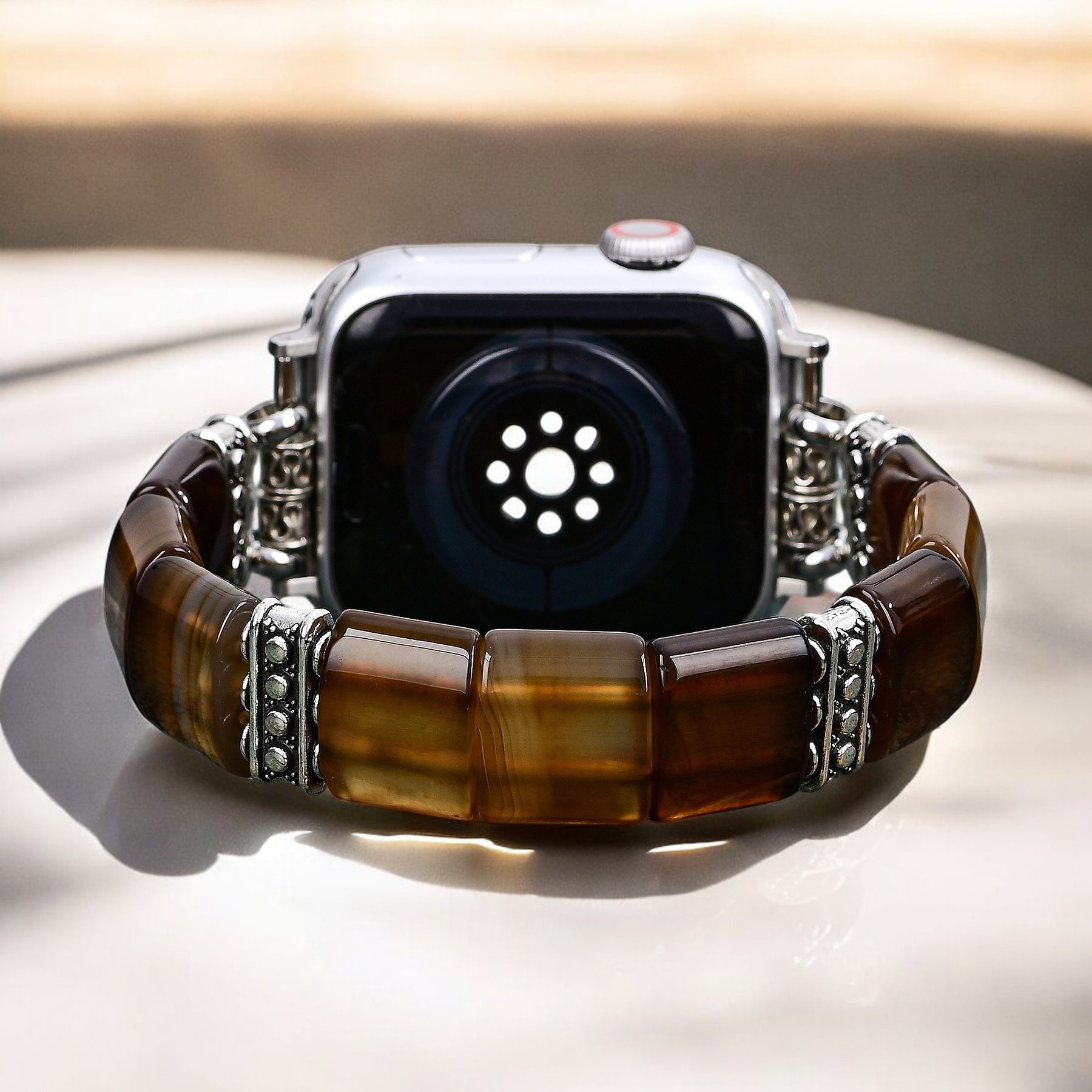 Ethereal Dune Agate Stretch Apple Watch Strap