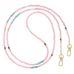 Pink Jade Serenity Phone Chain