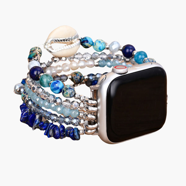 Seabreeze Shell Stretch Apple Watch Strap