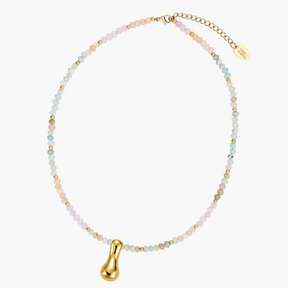Pastel Bubble Initial Necklace