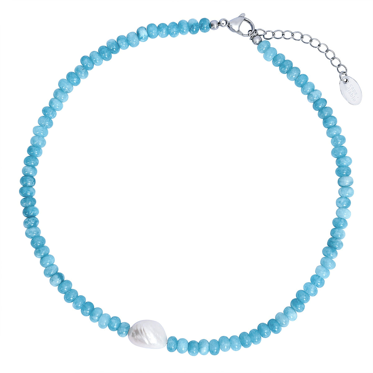 Jade Blossom Pearl Necklace