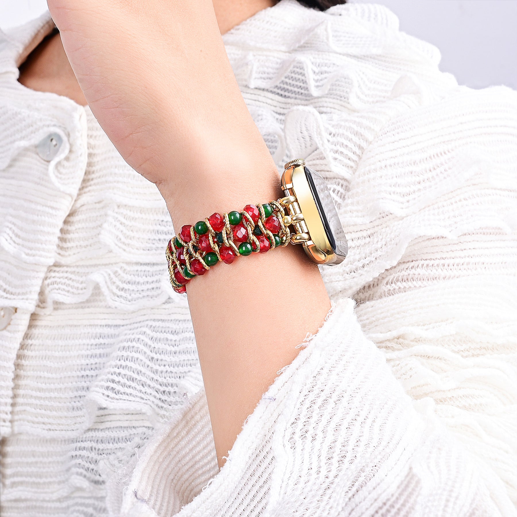 Christmas Charm Stretch Apple Watch Strap