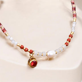 Scarlet Harmony Anklet