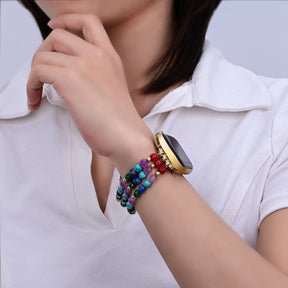Mystic Pop Stone Stretch Apple Watch Strap
