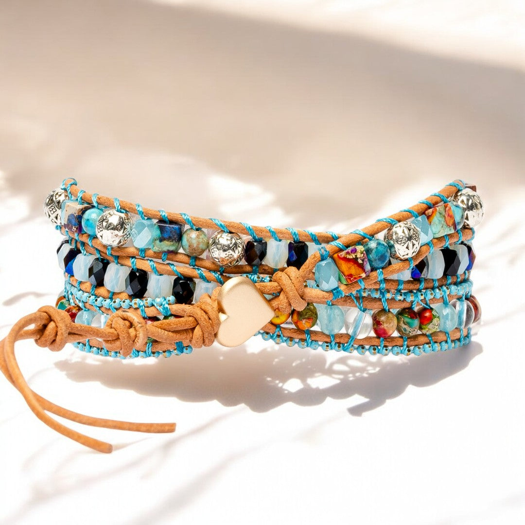 Healing Chakra Heart Wrap Bracelet