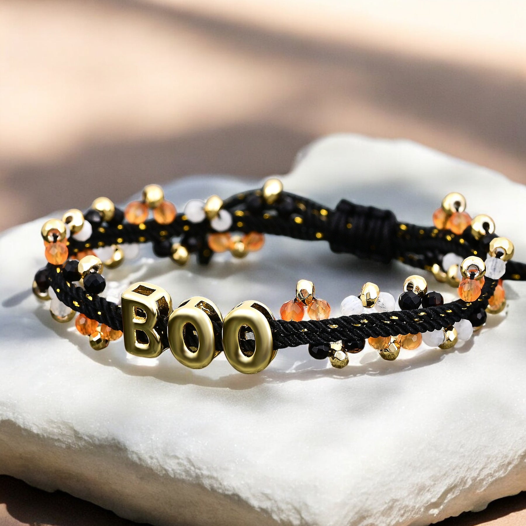 Spooky Boo Halloween Bracelet