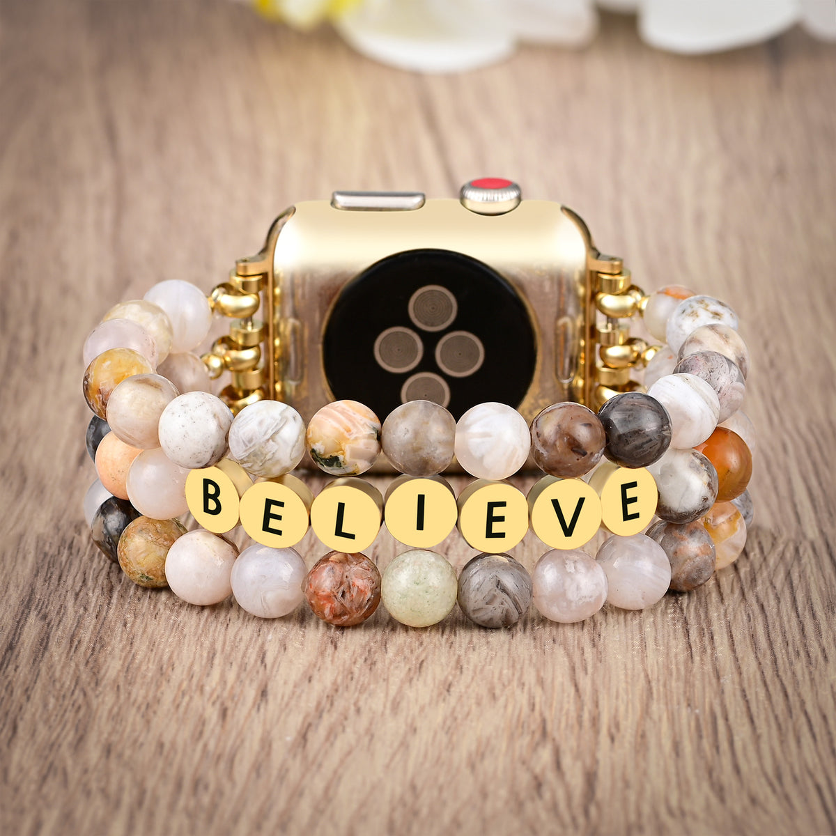 Agate Believe Inspiration Apple Watch Strap