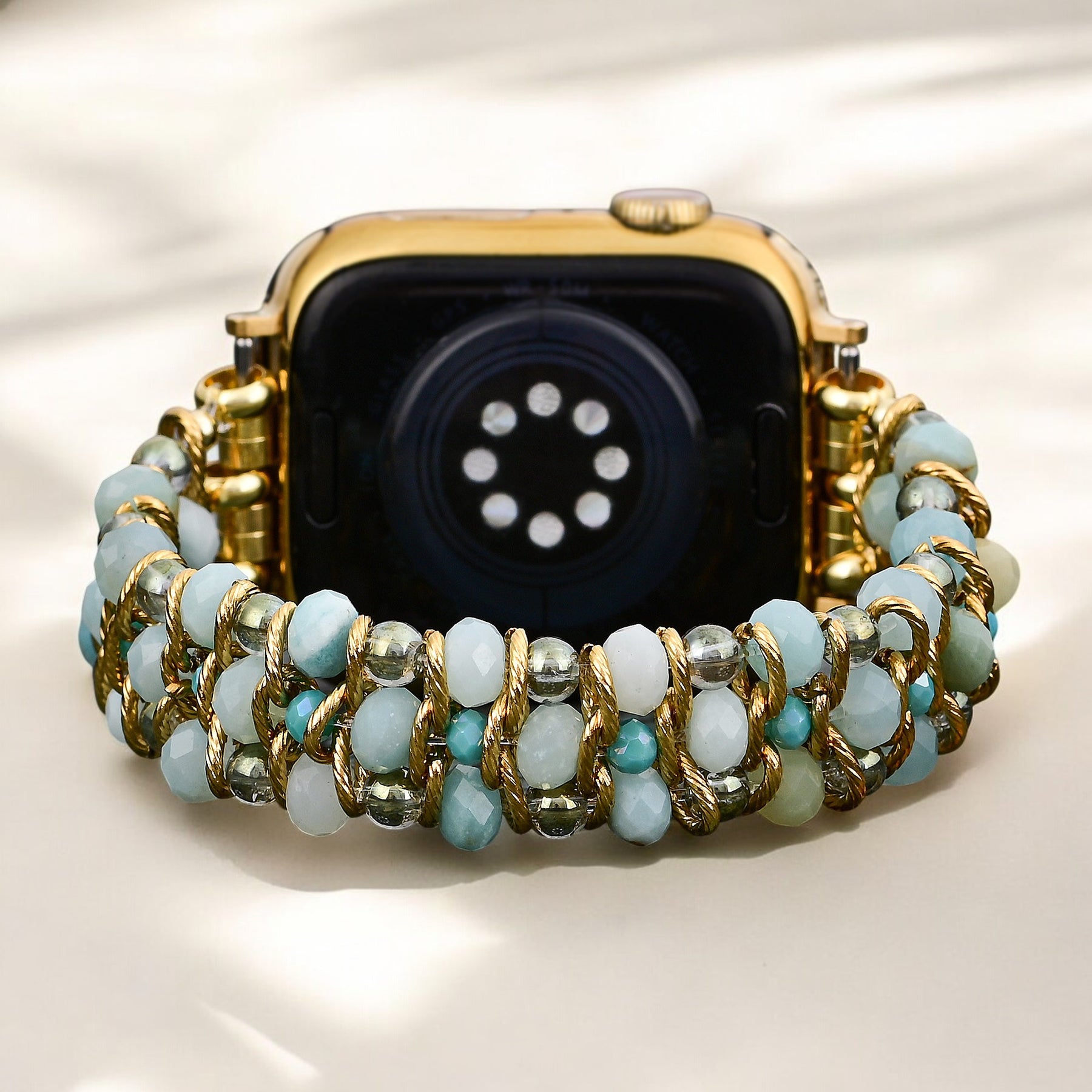 Amazonite Dream Braided Apple Watch Strap