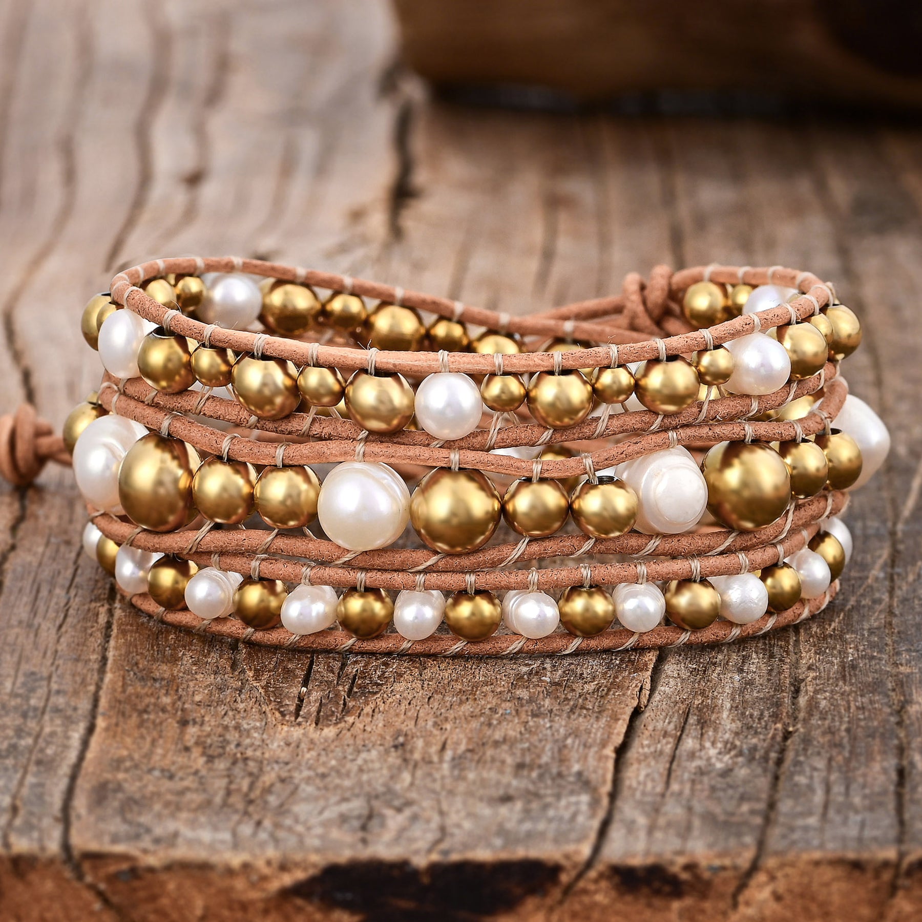 Pearl Bliss Wrap Bracelet