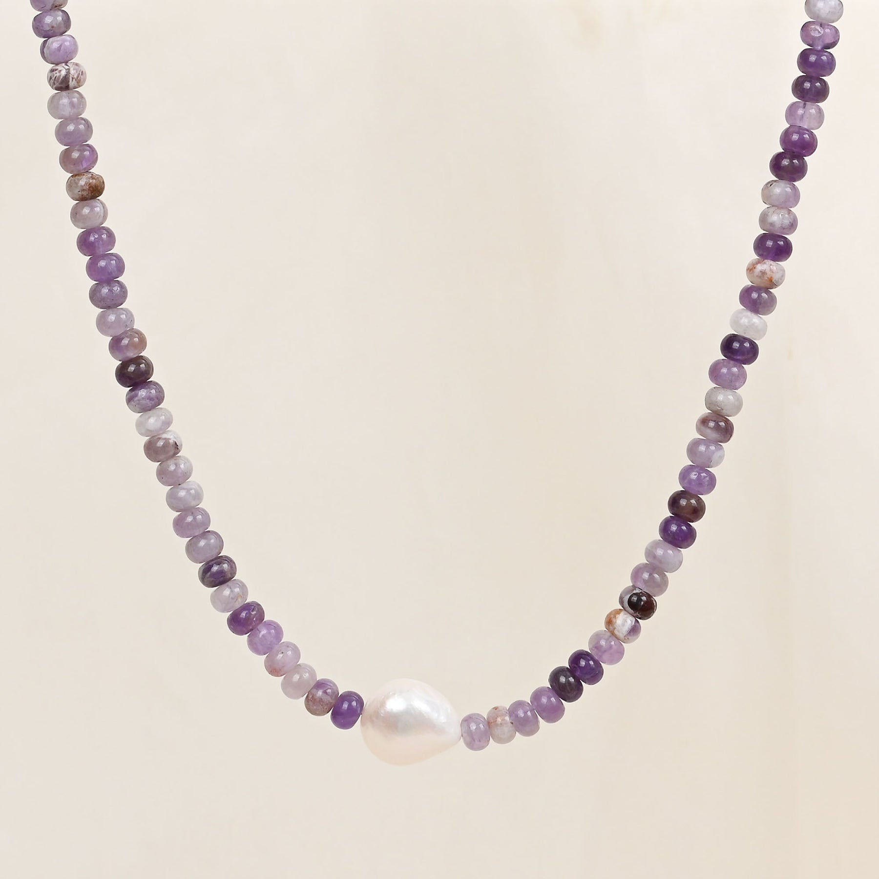 Amethyst Grace Pearl Necklace
