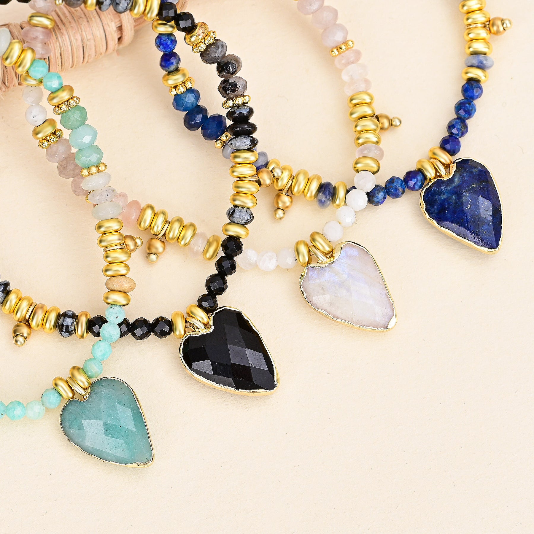 Lapis Love Charm Bracelet