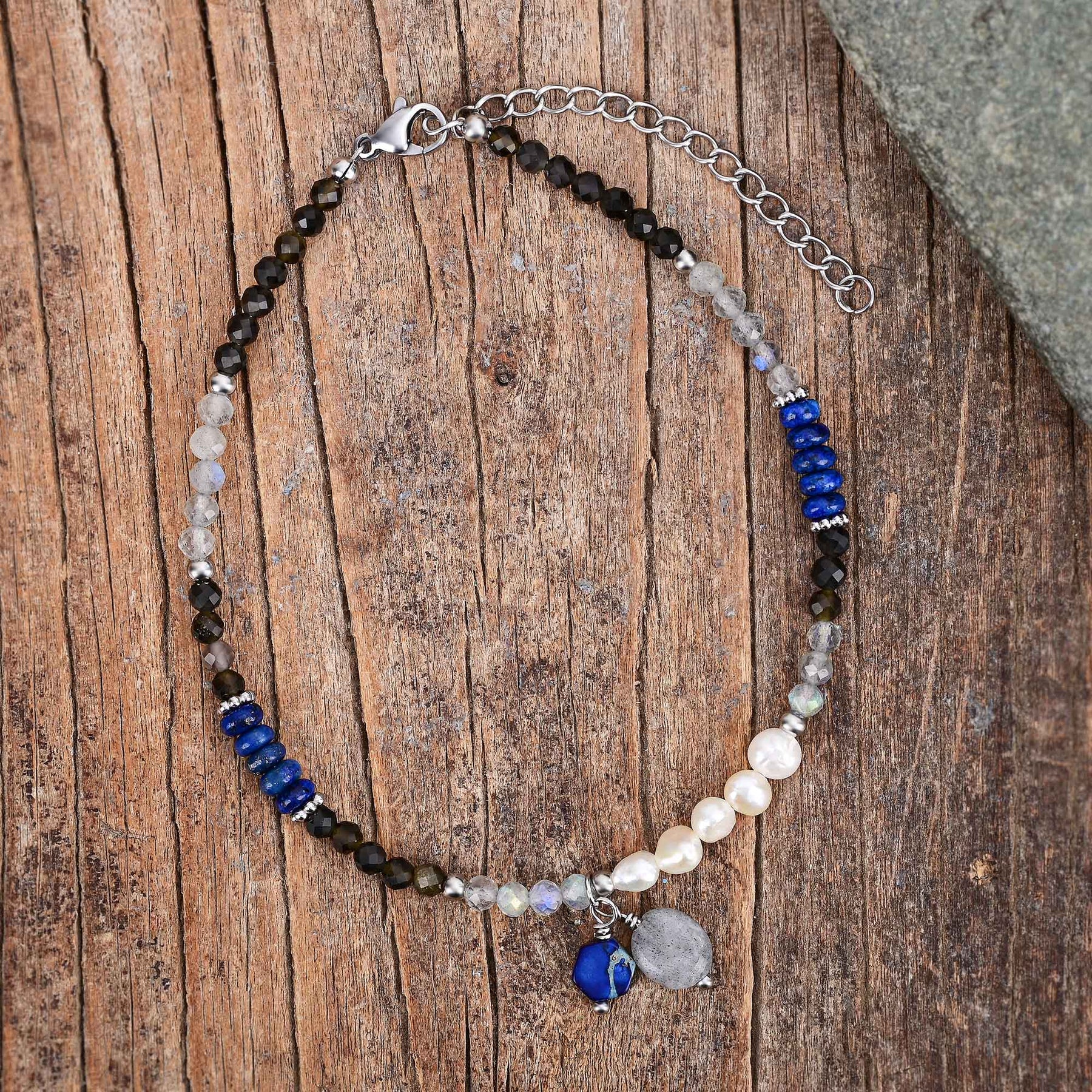 Mystic Lapis Harmony Anklet