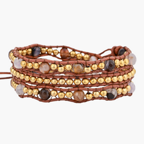 Terra Glow Wrap Bracelet