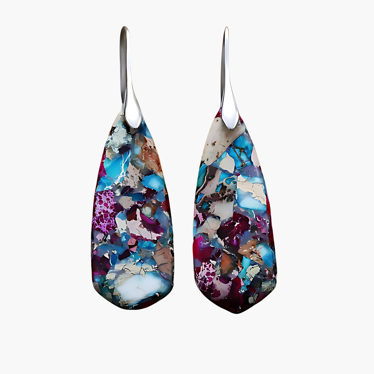 Celestial Mosaic Drop Earrings