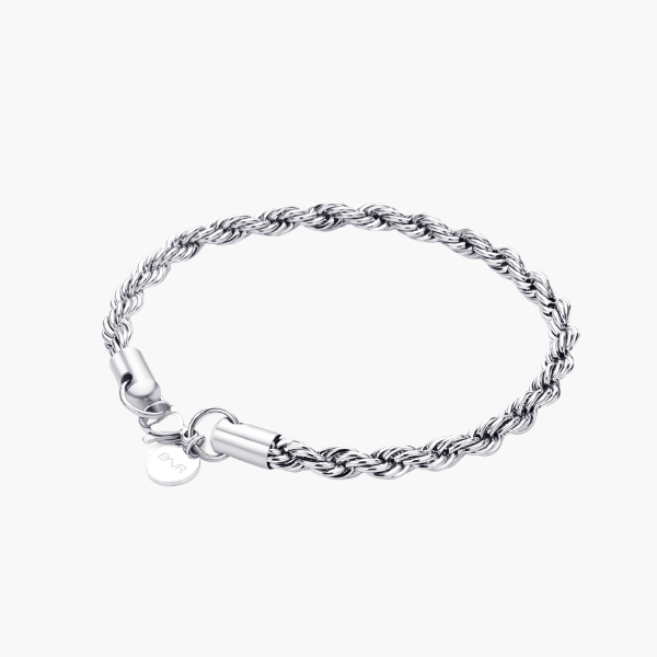 Rope Bracelet (Silver) 5mm