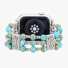 Artisanal Turquoise Spirit Stretch Apple Watch Strap