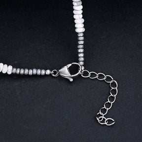 Men's Hematite Ocean Necklace