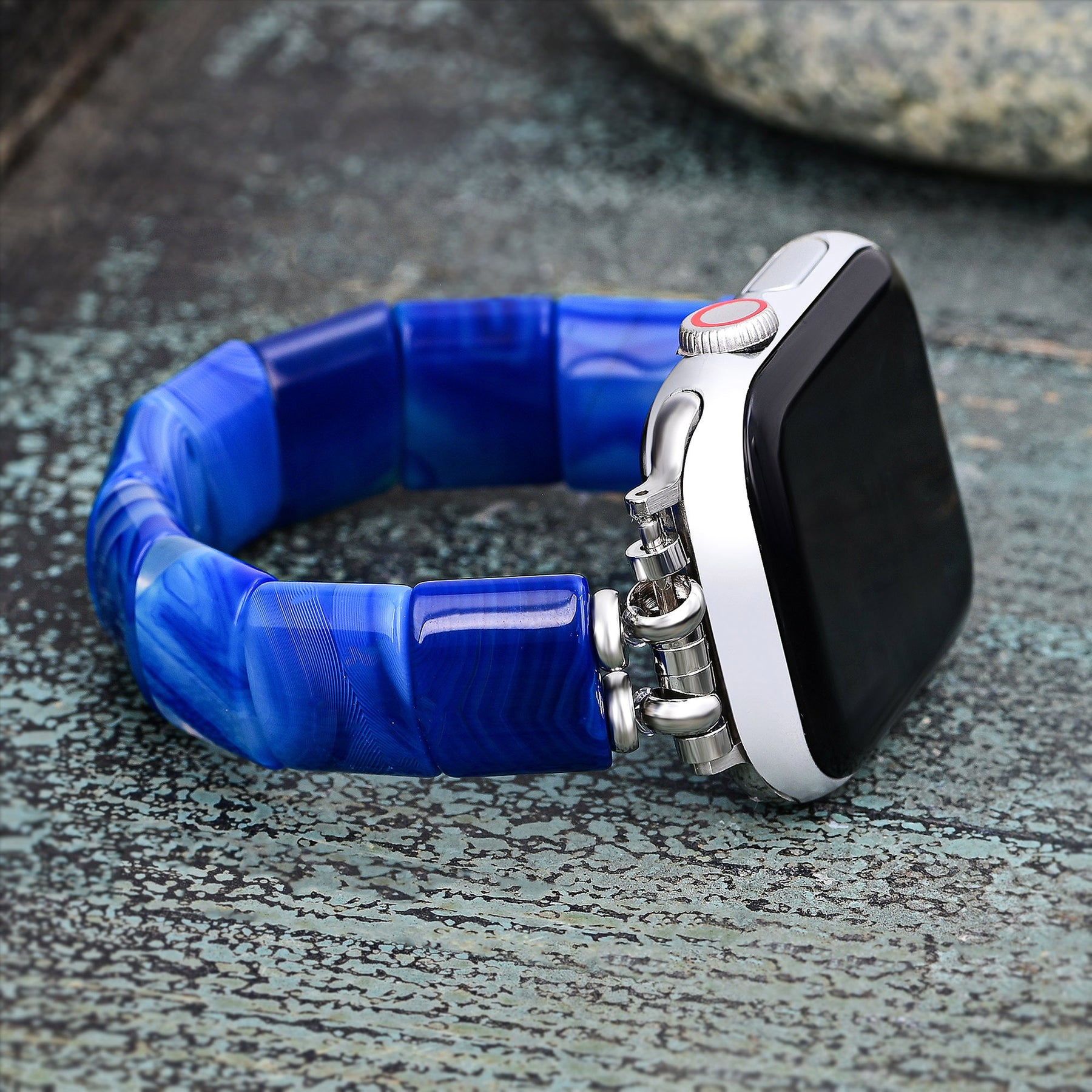 Oceanic Bliss Stretch Apple Watch Strap