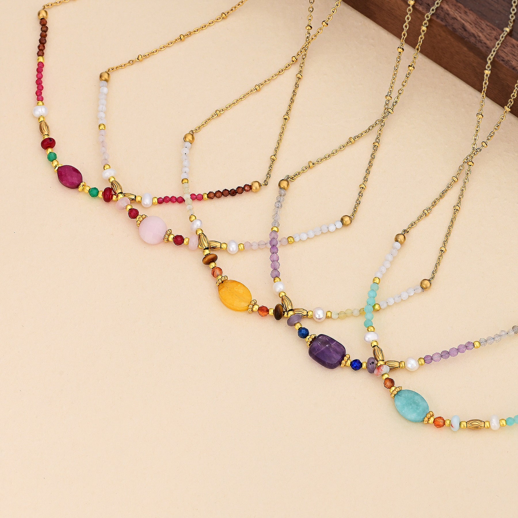 Ruby Jade Harmony Necklace