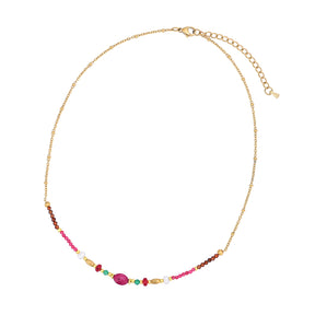 Ruby Jade Harmony Necklace