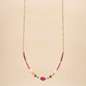 Ruby Jade Harmony Necklace