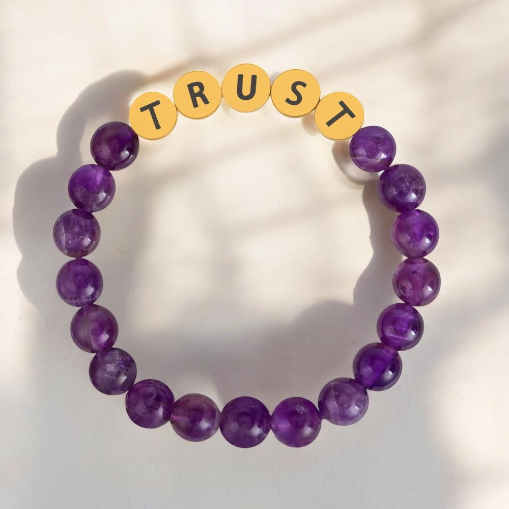 Amethyst Trust Inspiration Bracelet