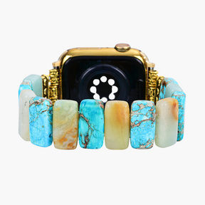 Turquoise Earth Stretch Apple Watch Strap