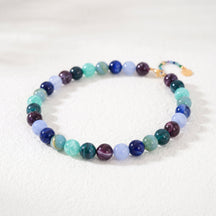 Chunky Green Beaded Necklace