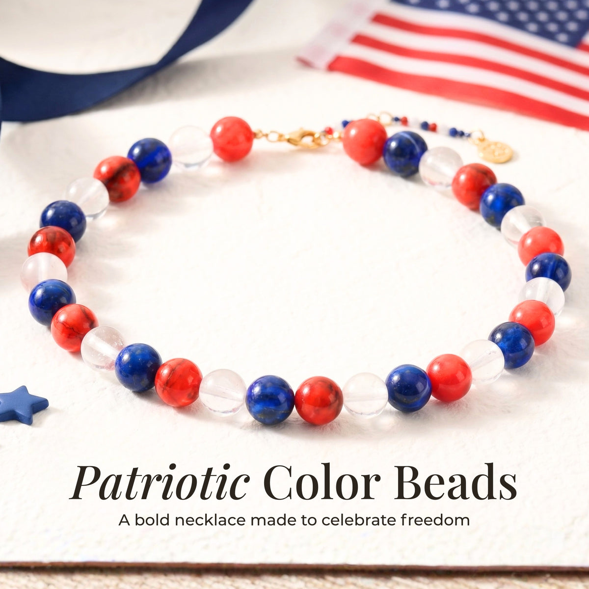 Chunky America's 250 Beaded Necklace