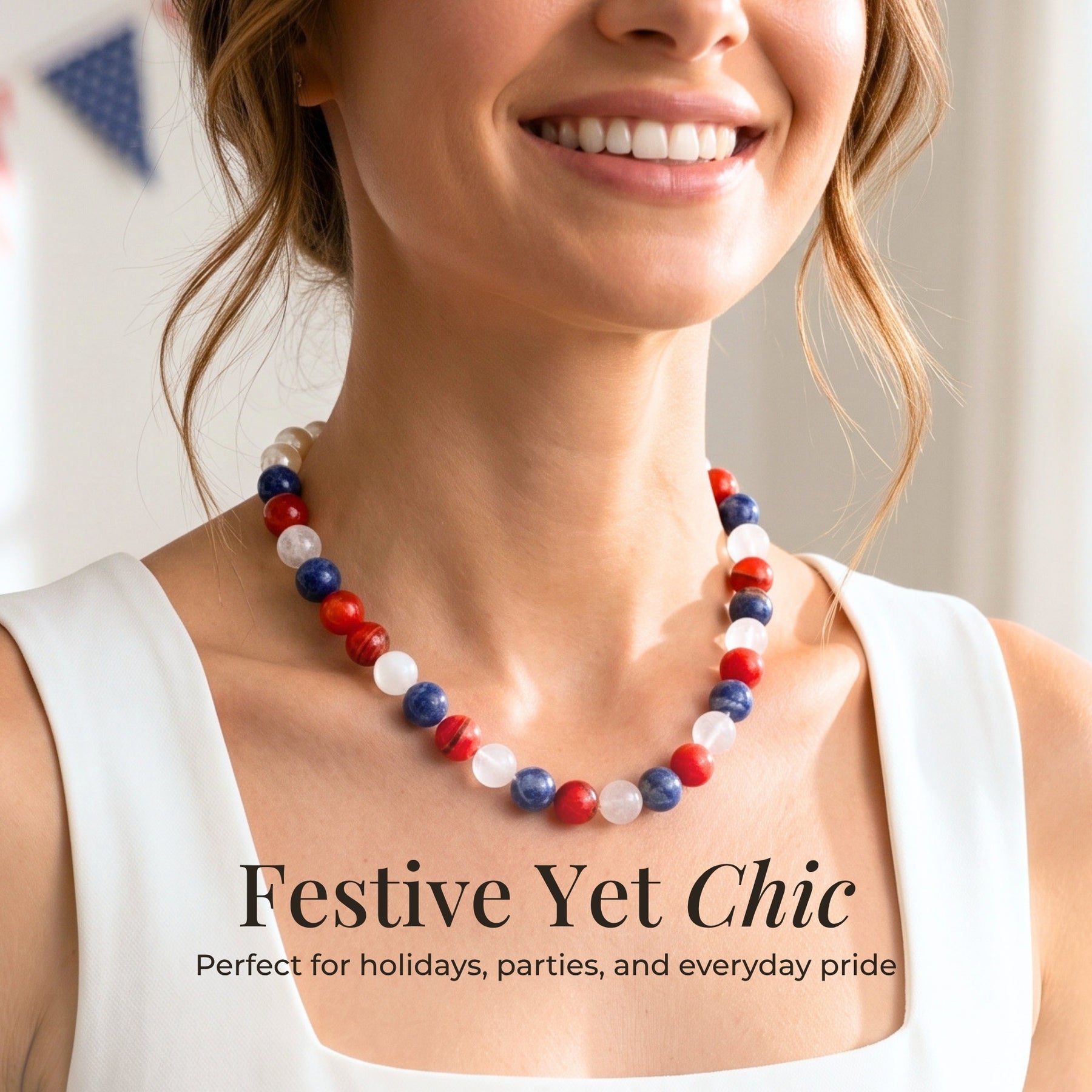 Chunky America 250 Beaded Necklace