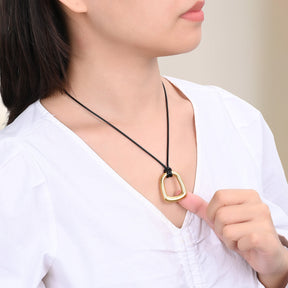 Geometric Gold Necklace