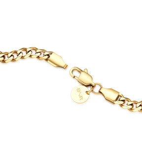 Cuban Bracelet (Gold) 5mm