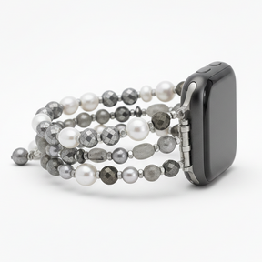 Lunar Luxe Pearl Stretch Apple Watch Strap