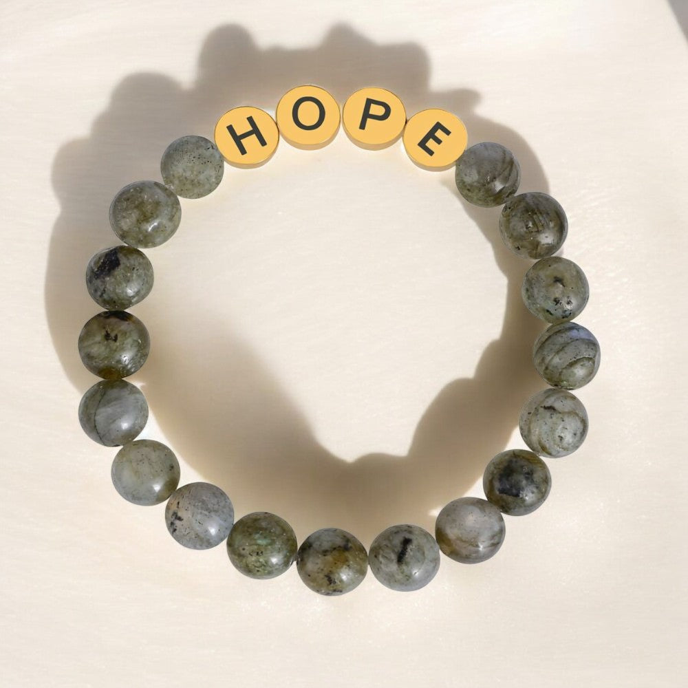 Labradorite Hope Inspiration Bracelet