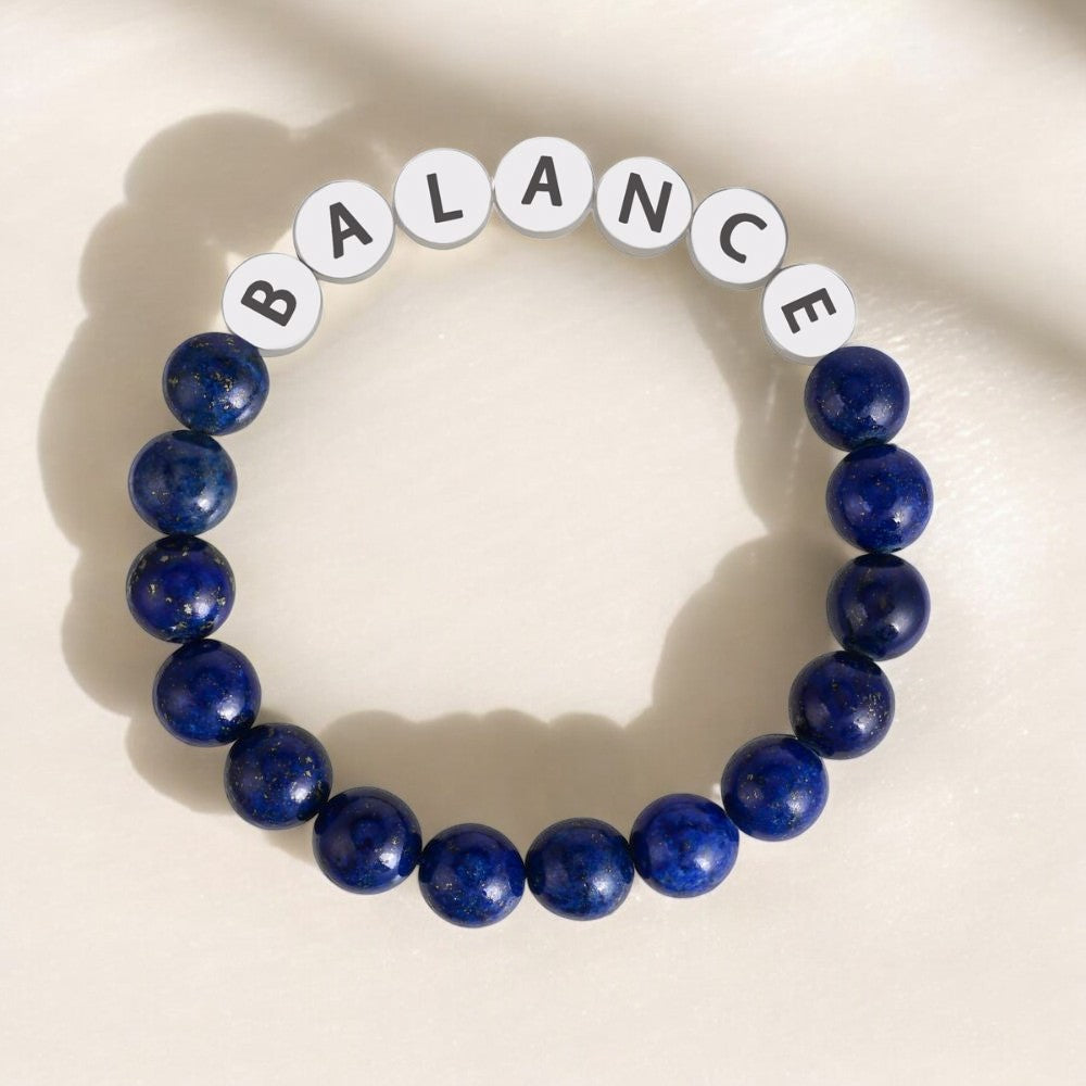 Lapis Lazuli Balance Inspiration Bracelet