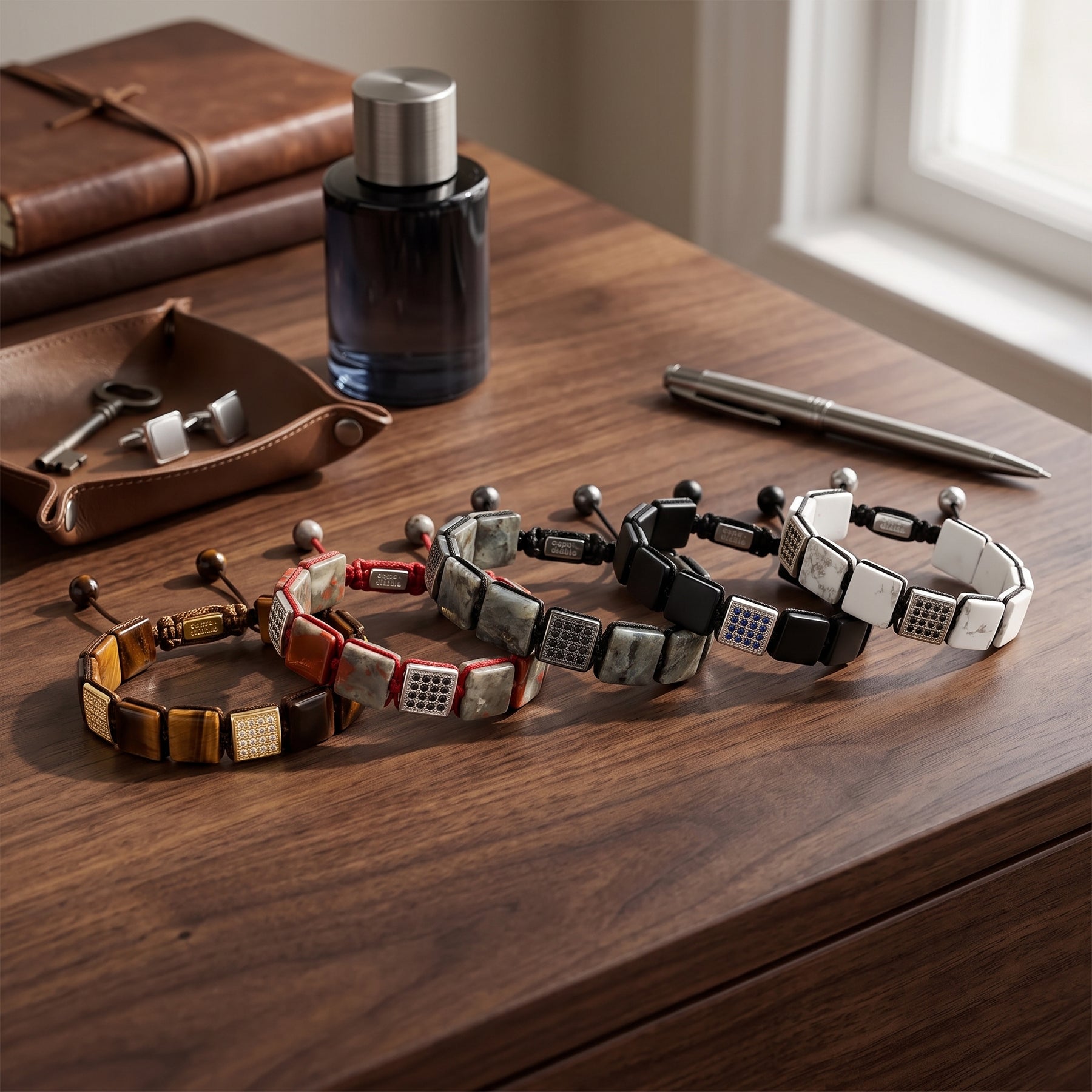 Men’s Picture Stone Bracelet